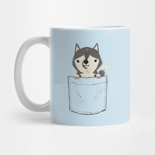 pocket husky Mug